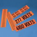 Panduit Voltage Marker, Vinyl, '600 VOLTS', 4.50 PCV-600BY